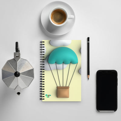 Air ballon spiral notebook