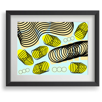 Spiral momentum (black), Poster