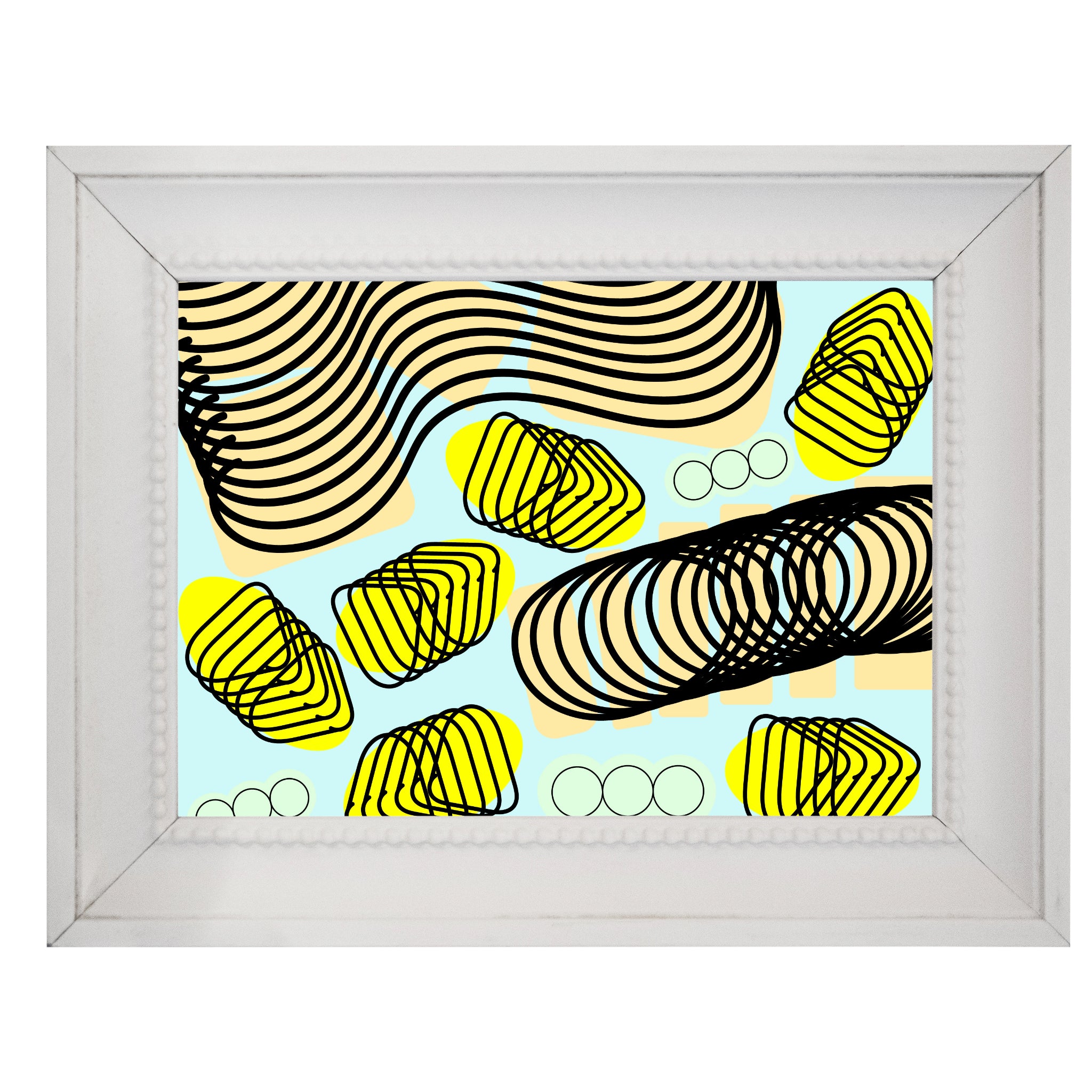 Spiral momentum (black), Poster