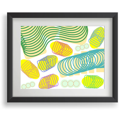 Spiral momentum (light colors), Poster