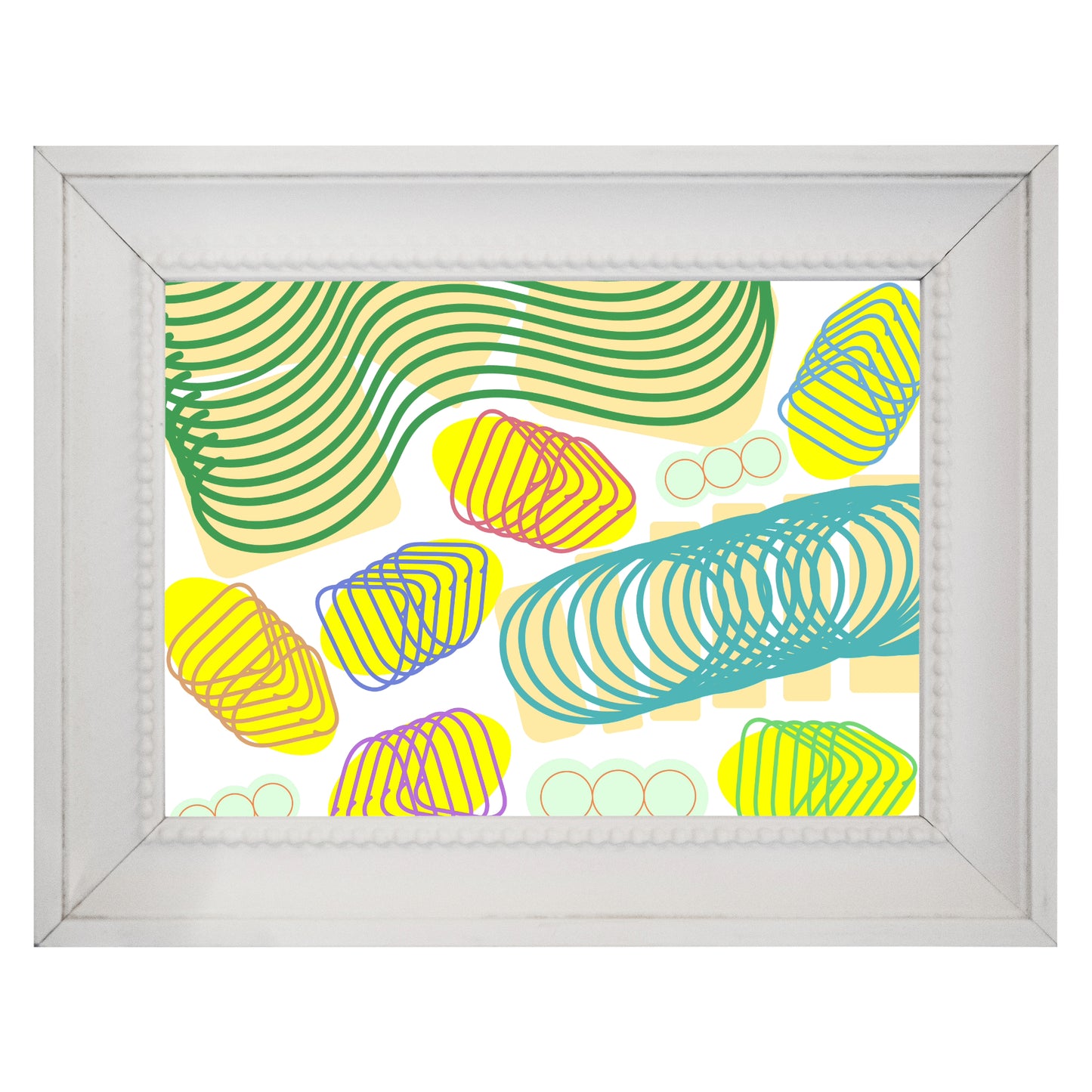 Spiral momentum (light colors), Poster