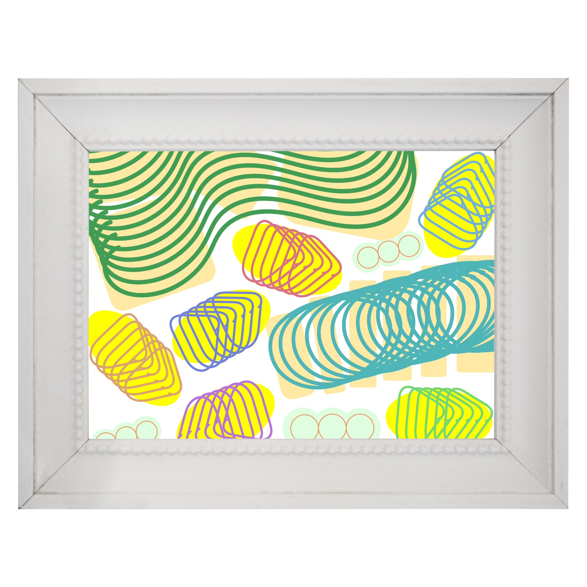 Spiral momentum (light colors), Poster