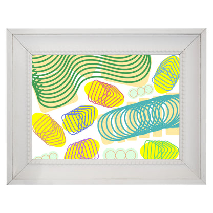 Spiral momentum (light colors), Poster