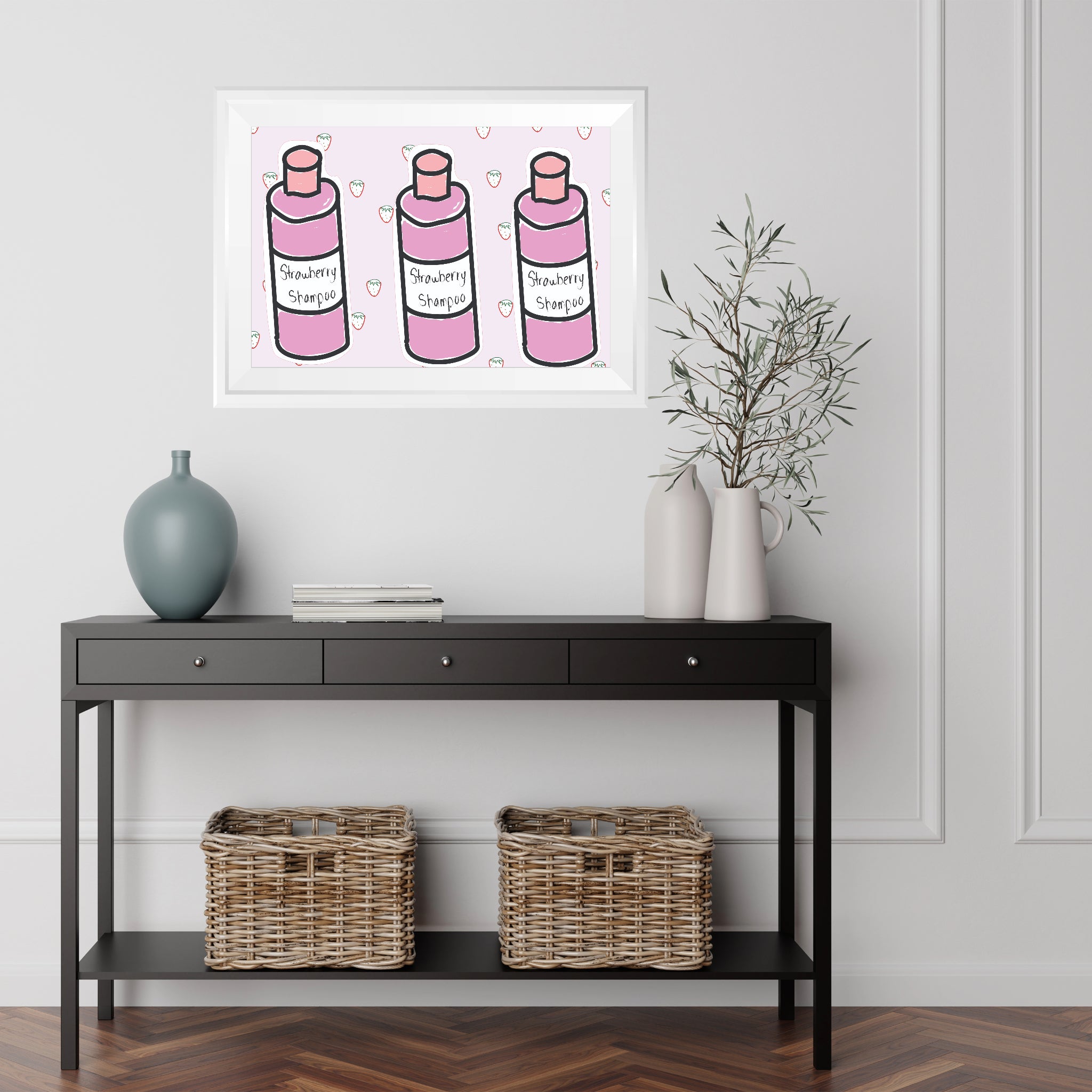 Strawberry Shampoo Poster