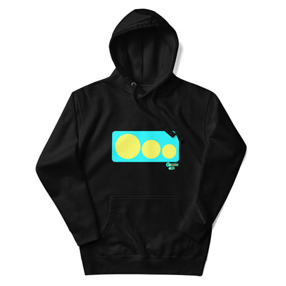 This escalated quickly cyan blue Unisex premium hoodie