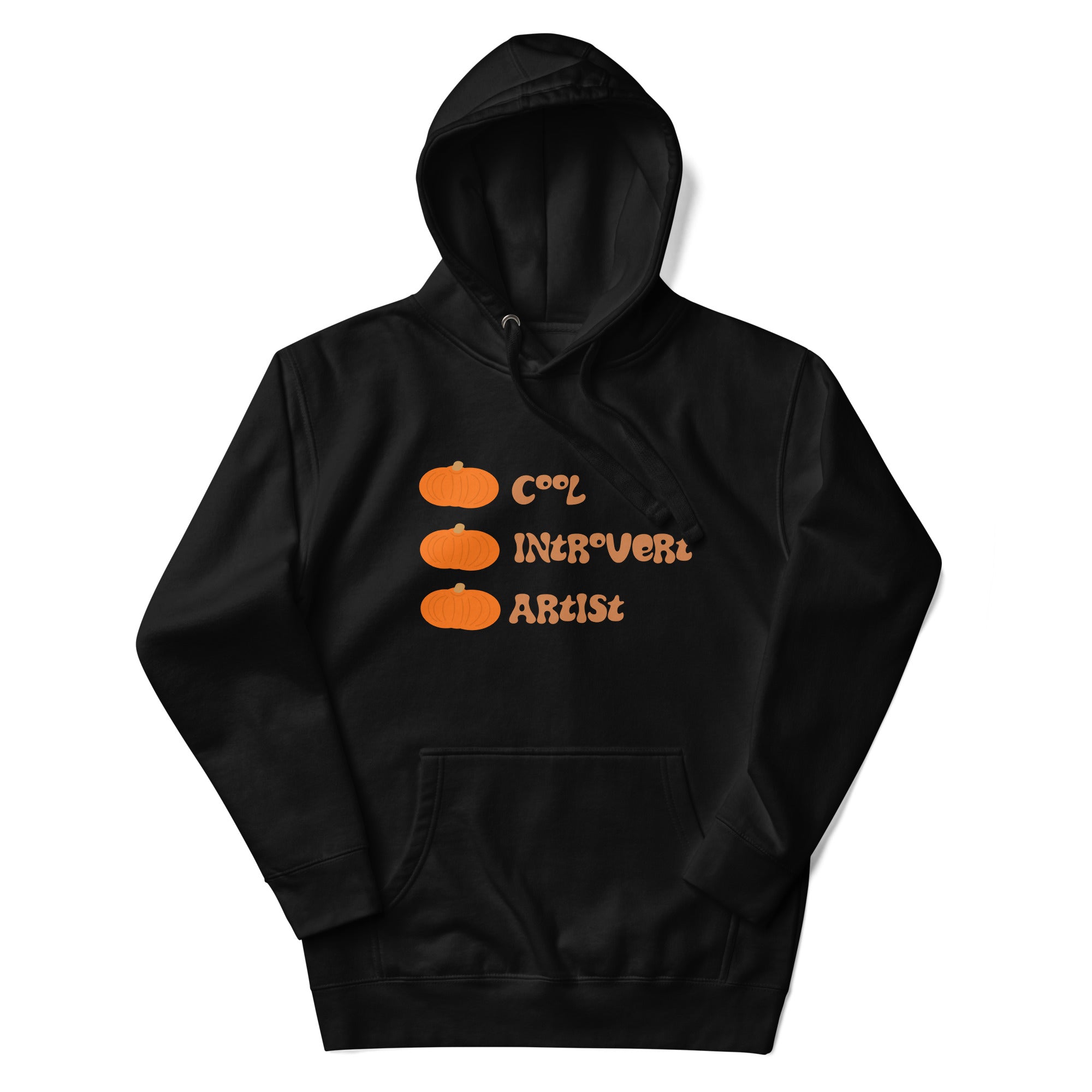 Cool introvert artist, Unisex Premium Hoodie