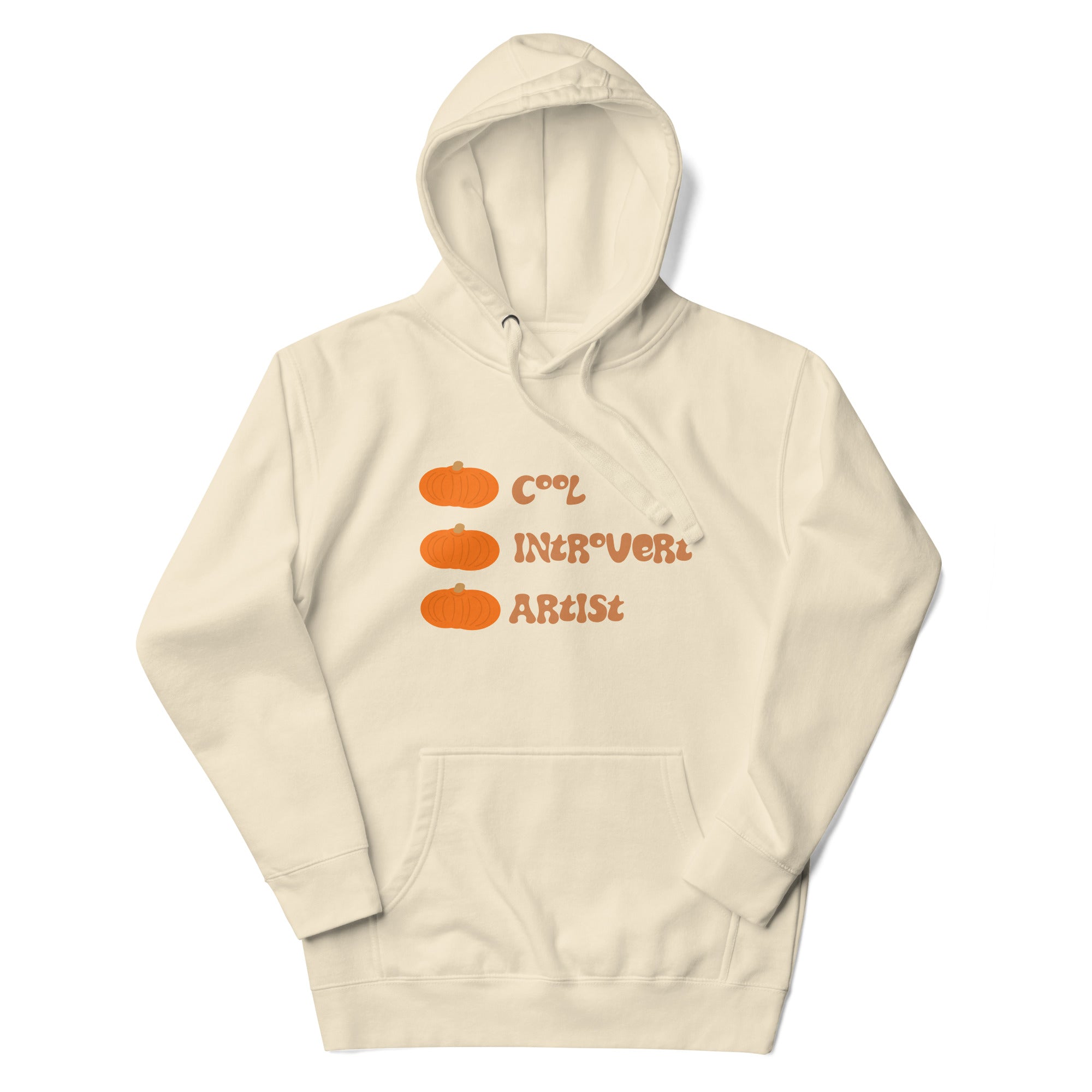 Cool introvert artist, Unisex Premium Hoodie