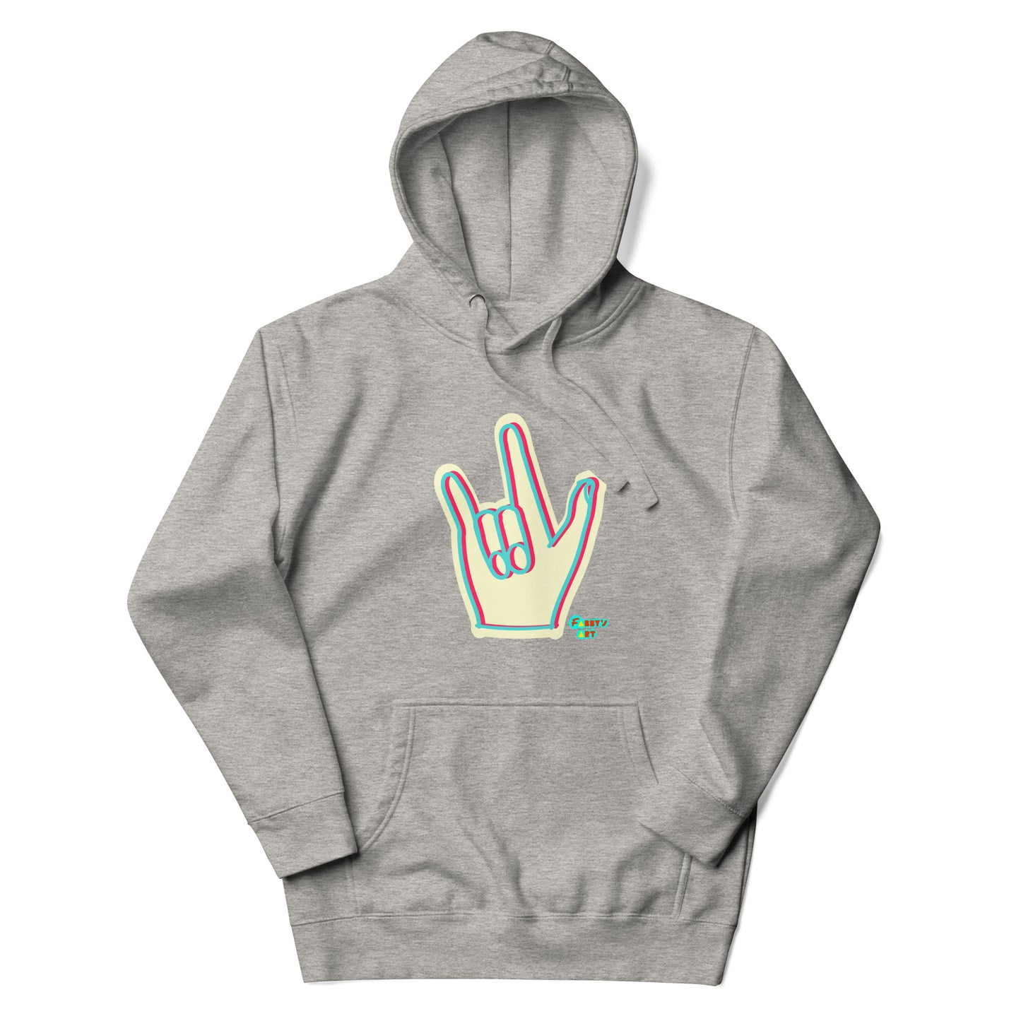 I love you sign language Unisex premium hoodie