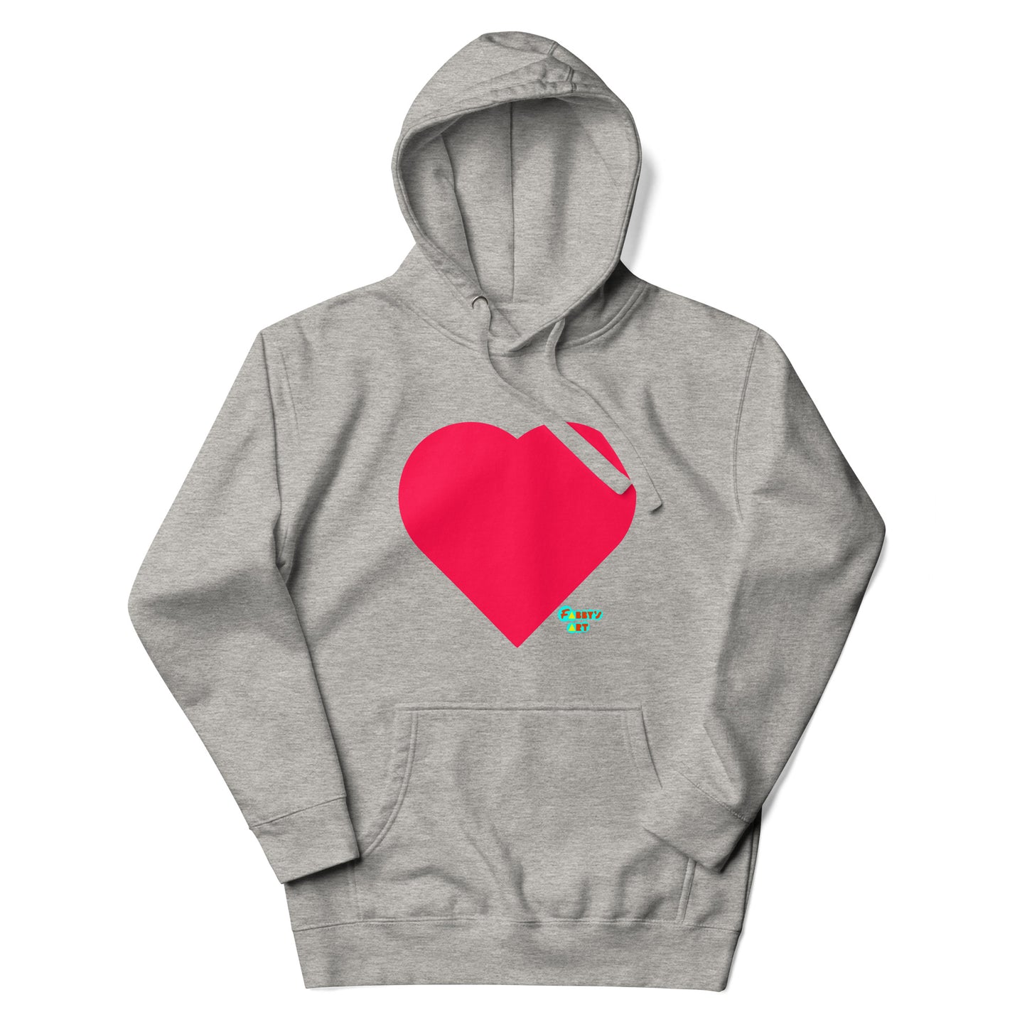 Red heart Unisex premium hoodie