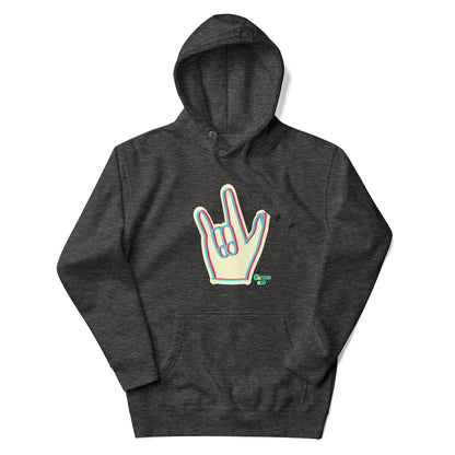 I love you sign language Unisex premium hoodie