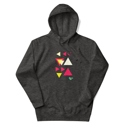 Triangular petals Unisex premium hoodie