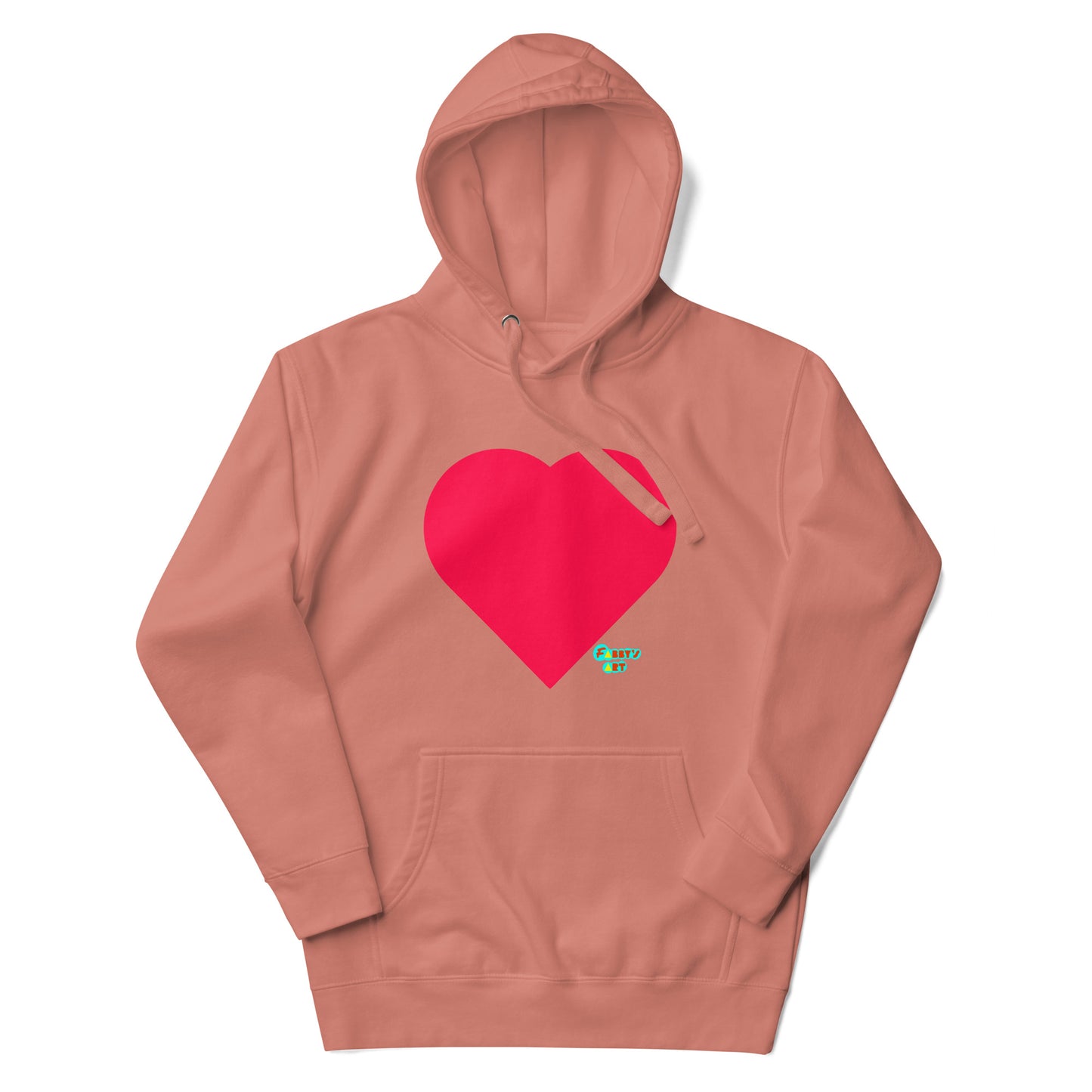 Red heart Unisex premium hoodie