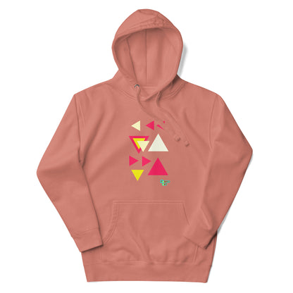 Triangular petals Unisex premium hoodie