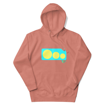 This escalated quickly cyan blue Unisex premium hoodie