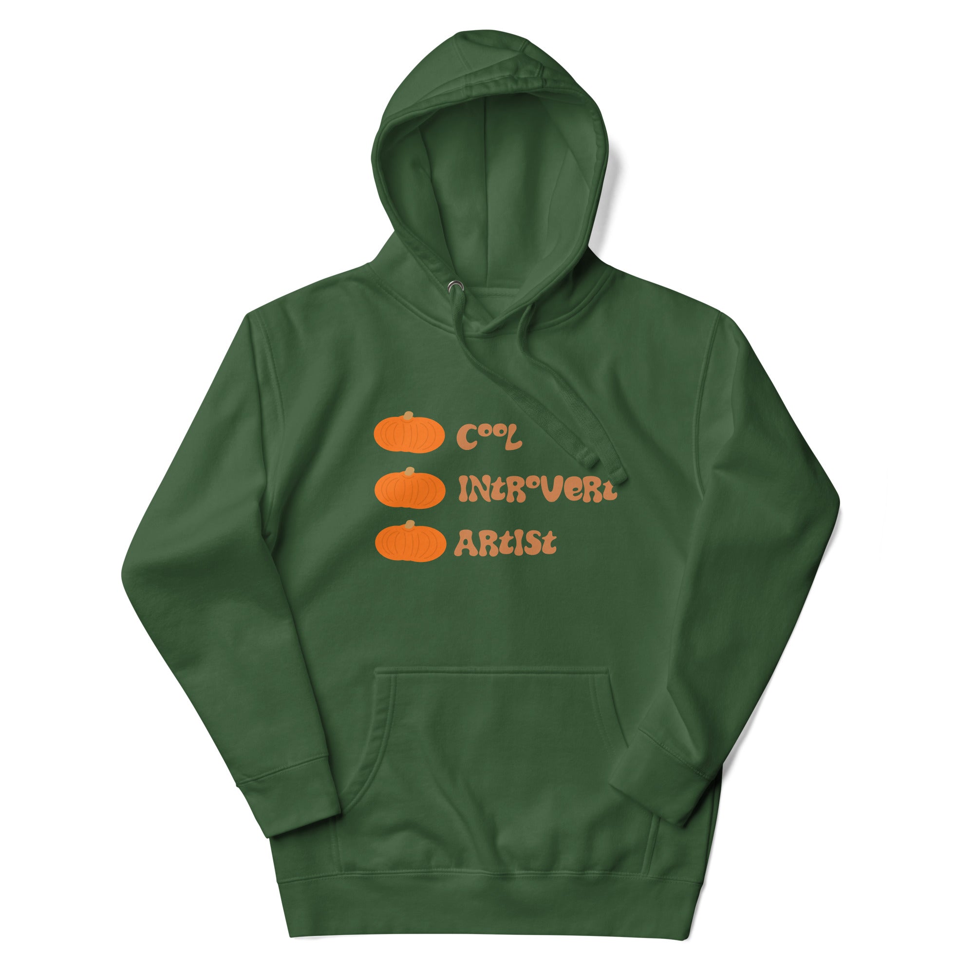 Cool introvert artist, Unisex Premium Hoodie