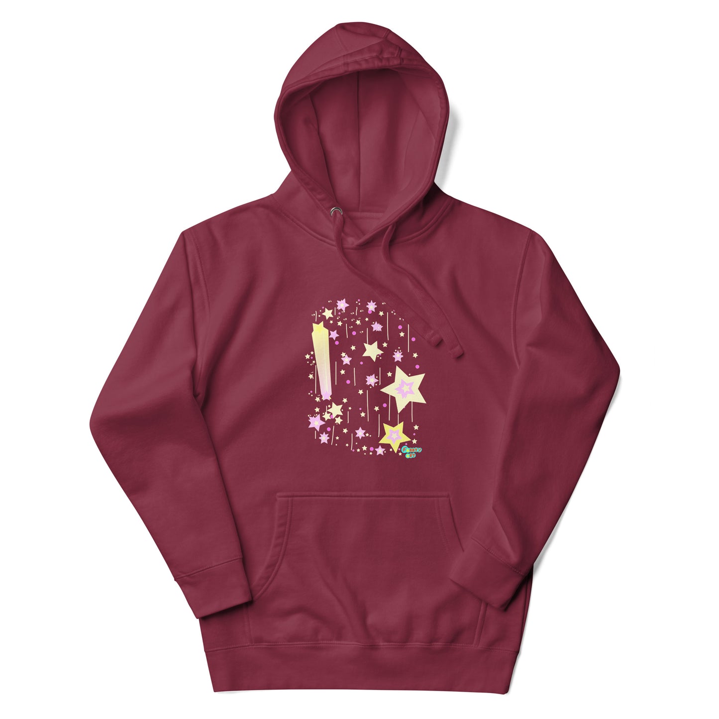 Yellow stars Unisex premium hoodie