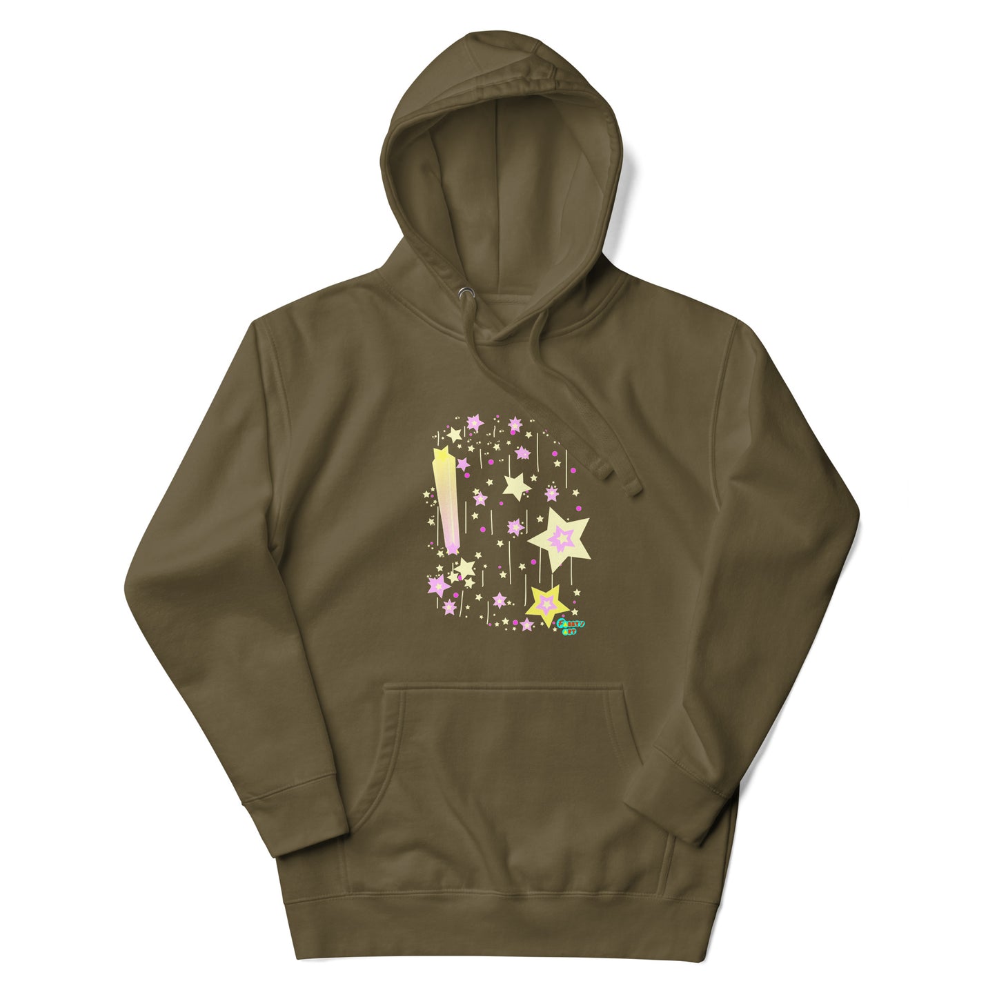 Yellow stars Unisex premium hoodie