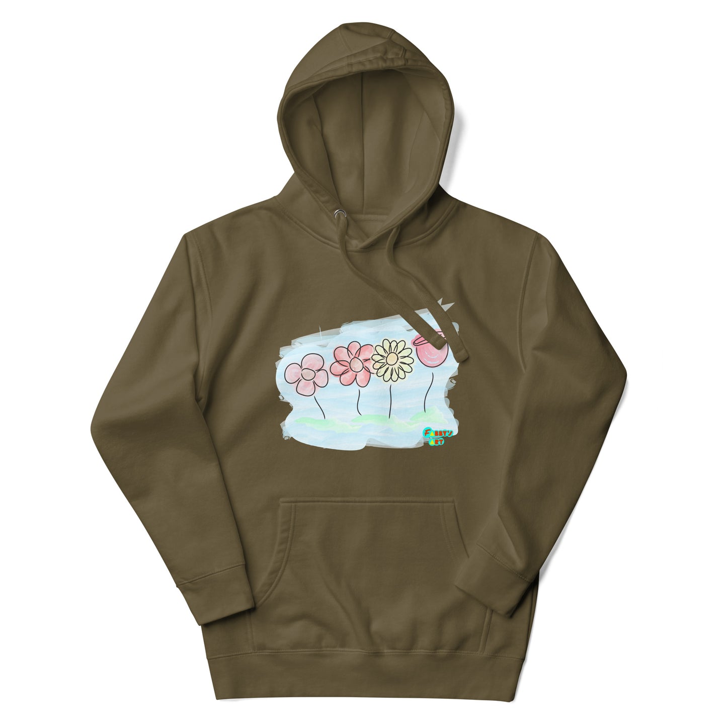 Buying myself four flowers Unisex premium hoodie