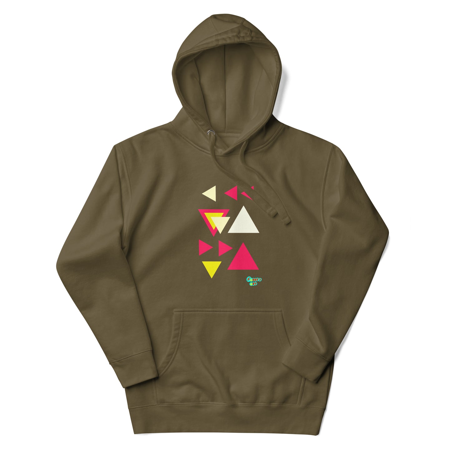 Triangular petals Unisex premium hoodie