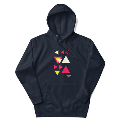 Triangular petals Unisex premium hoodie