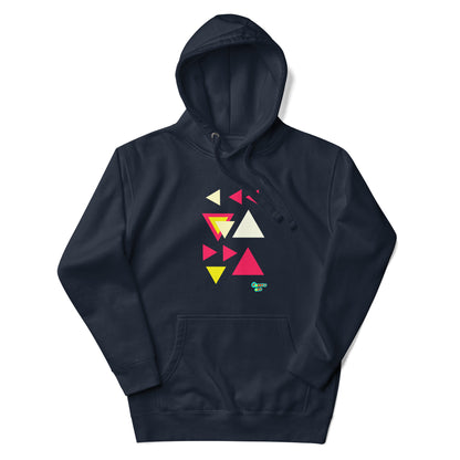 Triangular petals Unisex premium hoodie