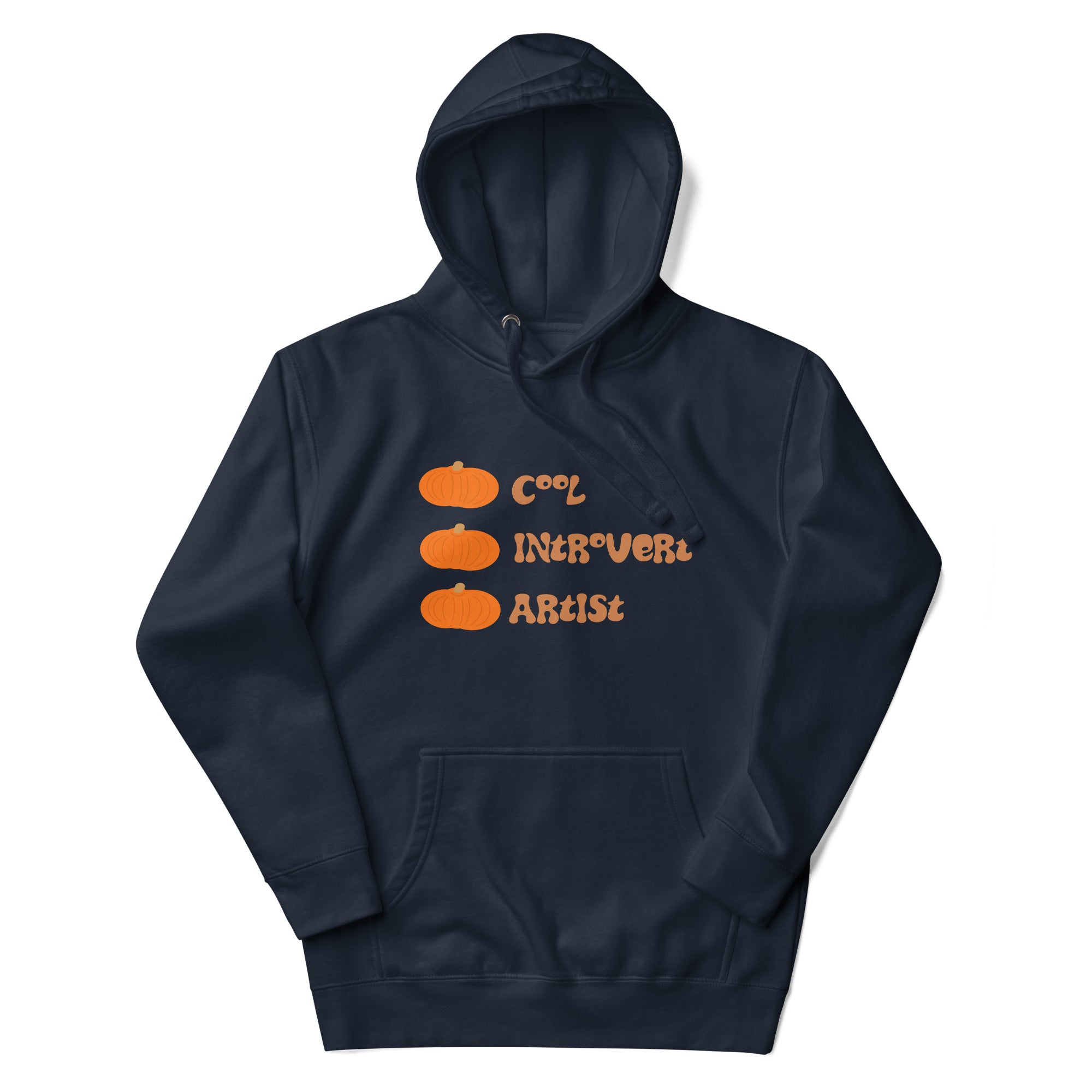 Cool introvert artist, Unisex Premium Hoodie