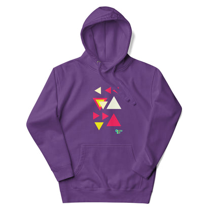 Triangular petals Unisex premium hoodie