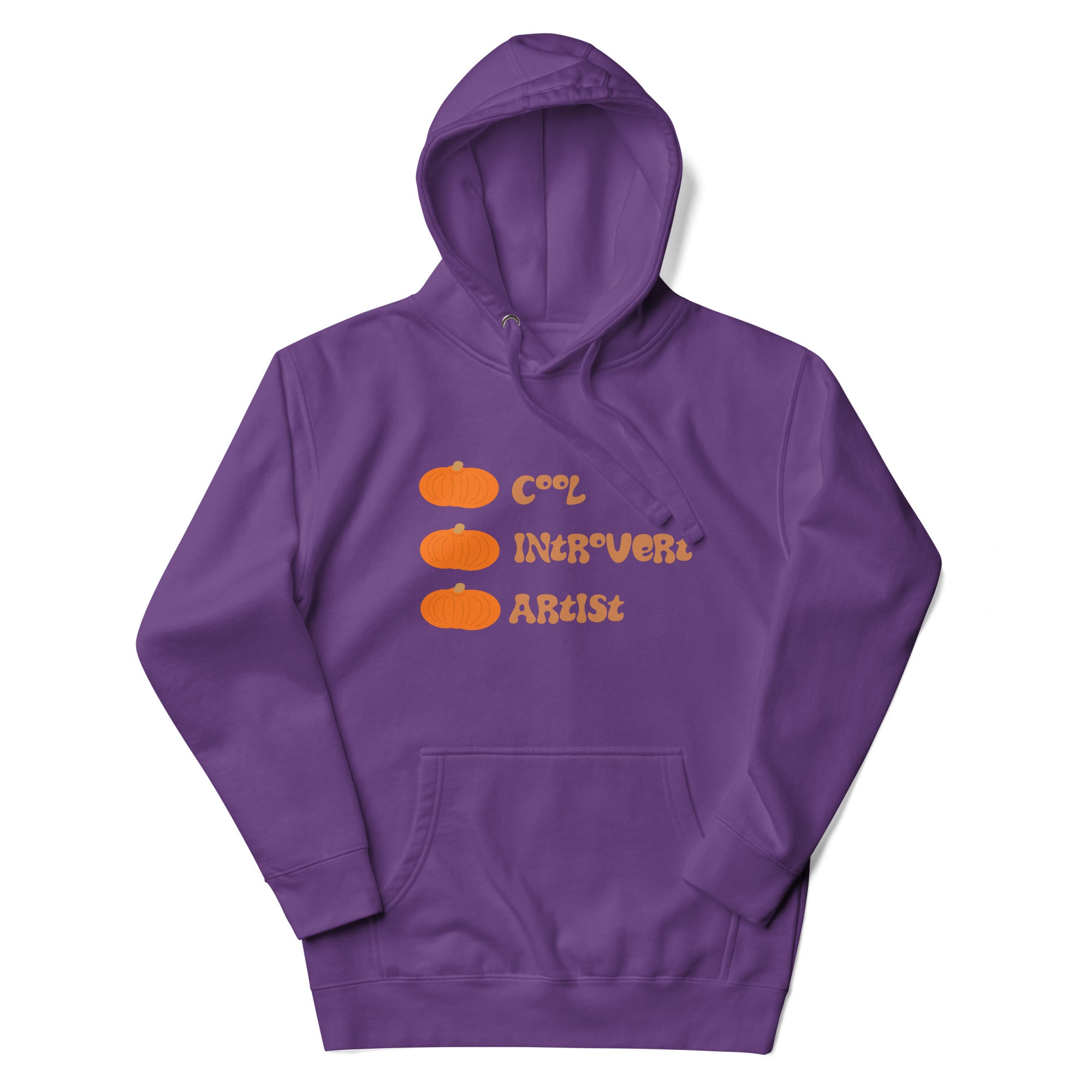 Cool introvert artist, Unisex Premium Hoodie