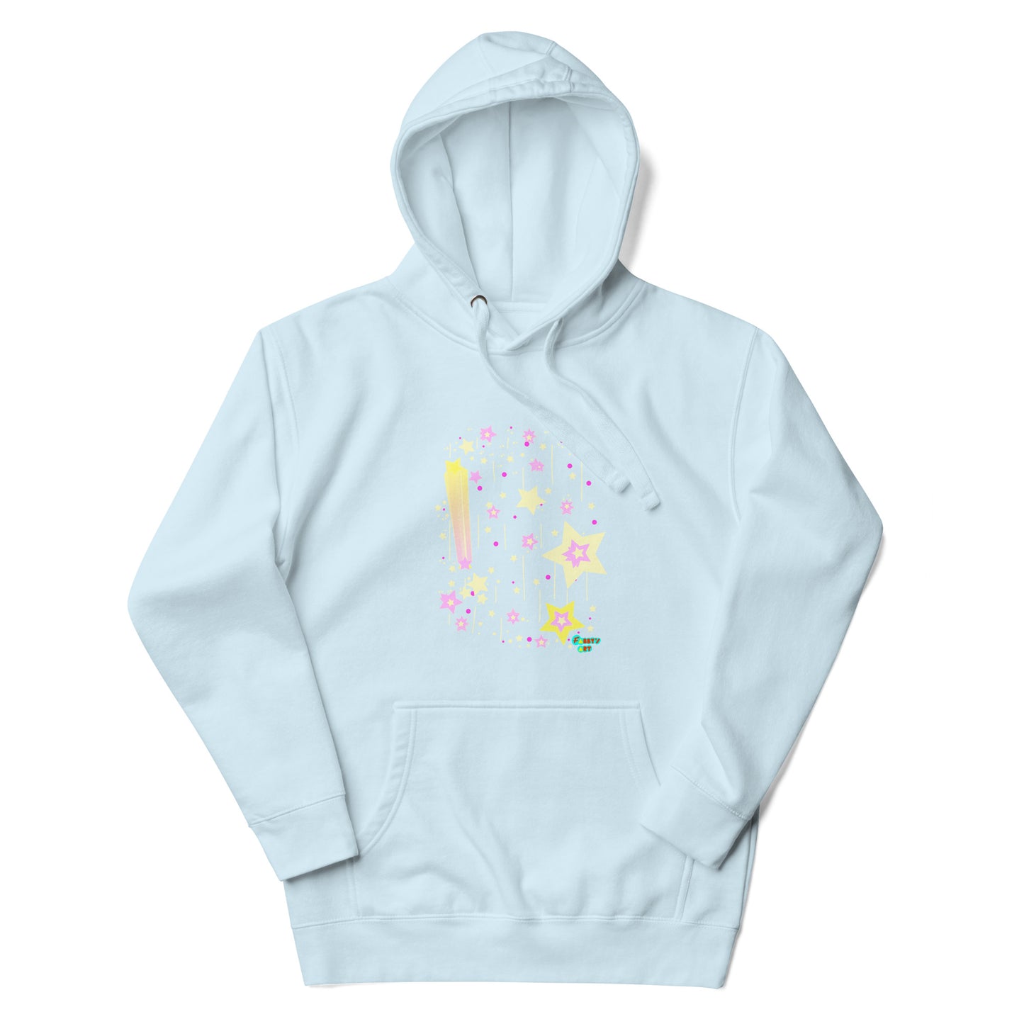 Yellow stars Unisex premium hoodie