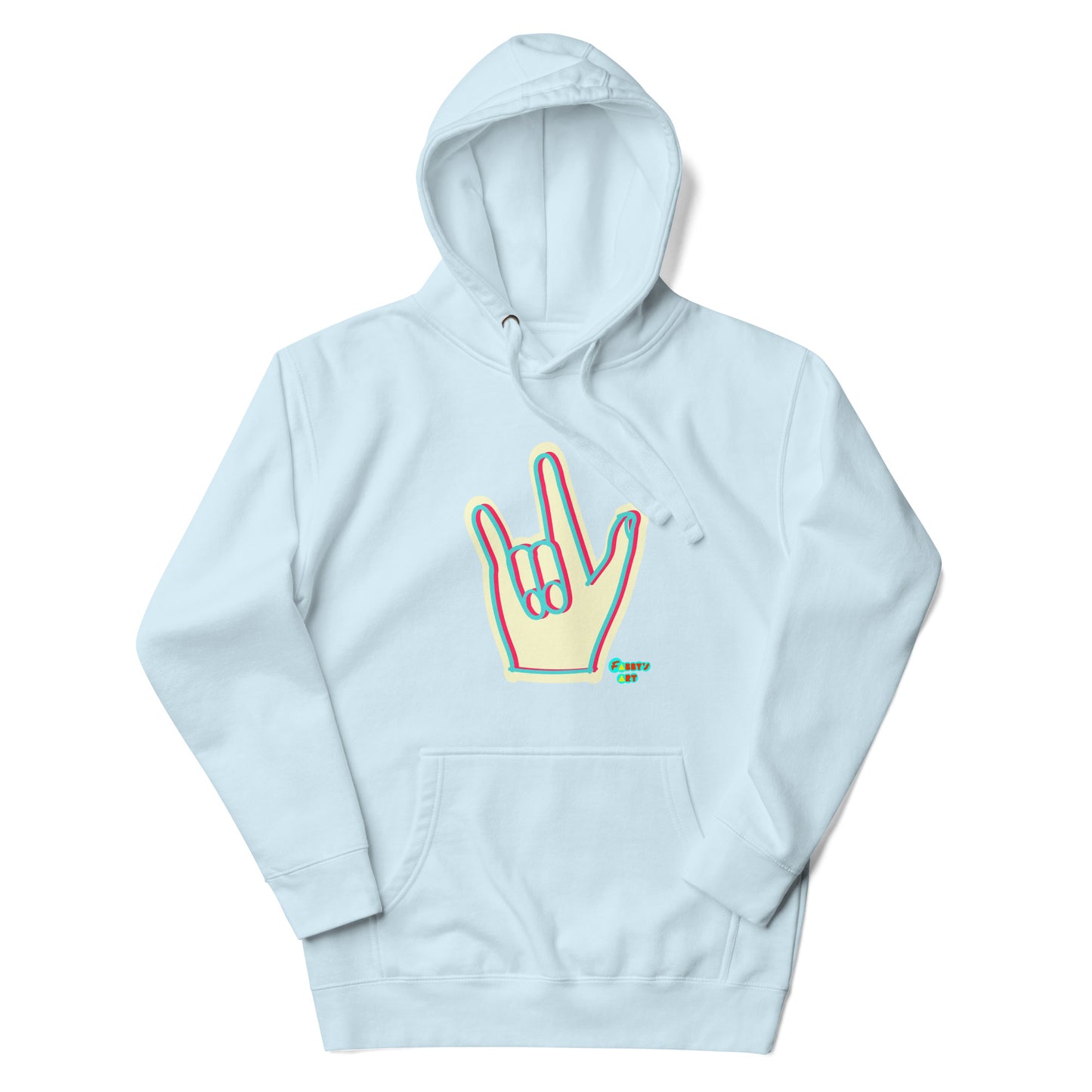 I love you sign language Unisex premium hoodie