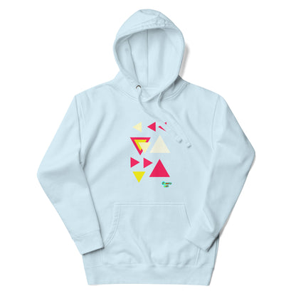 Triangular petals Unisex premium hoodie