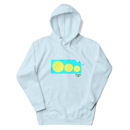 This escalated quickly cyan blue Unisex premium hoodie