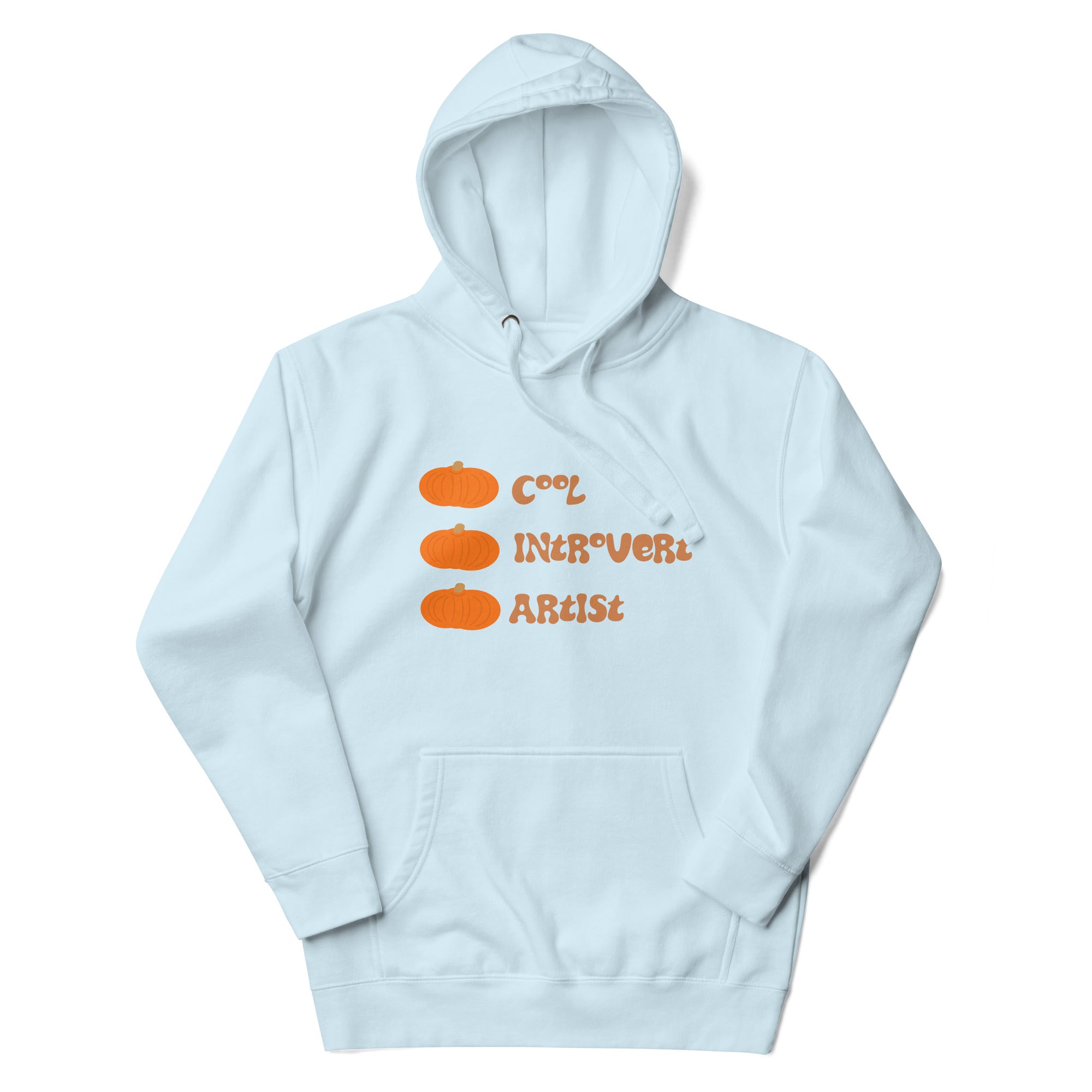 Cool introvert artist, Unisex Premium Hoodie