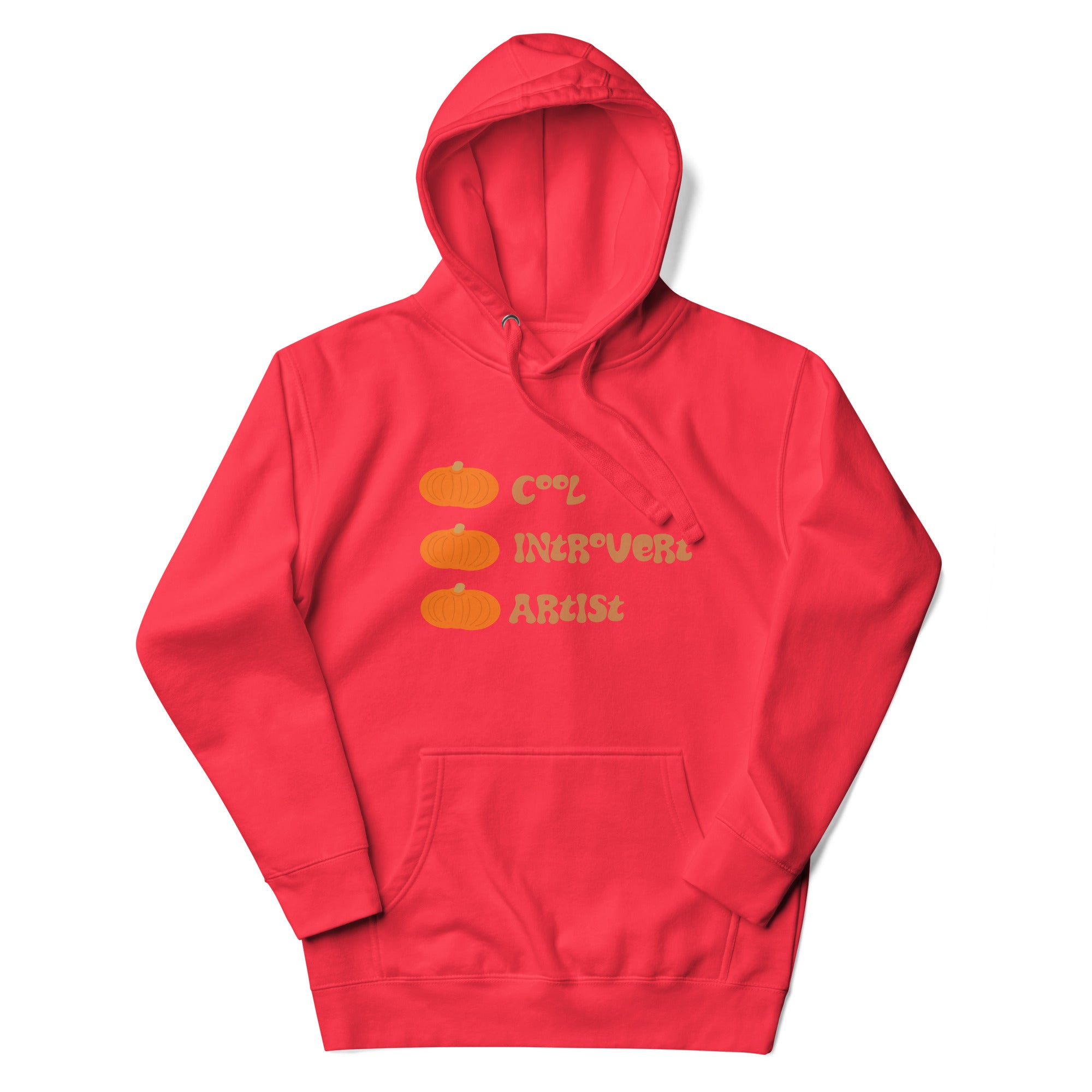 Cool introvert artist, Unisex Premium Hoodie