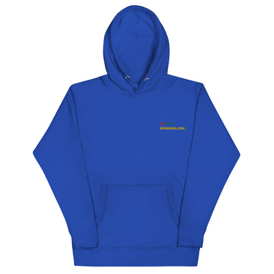 Only Speako Spanglish, Embroidery Unisex Premium Hoodie