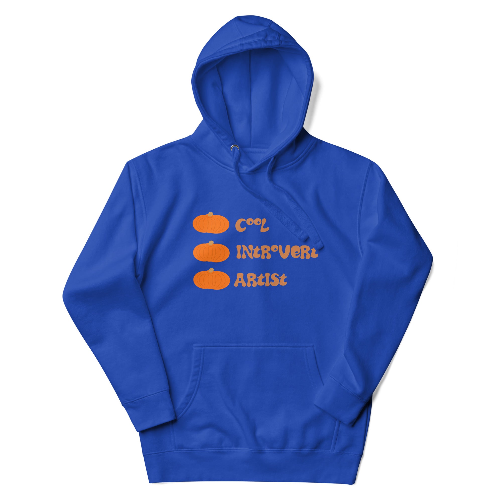 Cool introvert artist, Unisex Premium Hoodie