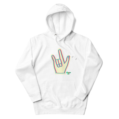 I love you sign language Unisex premium hoodie