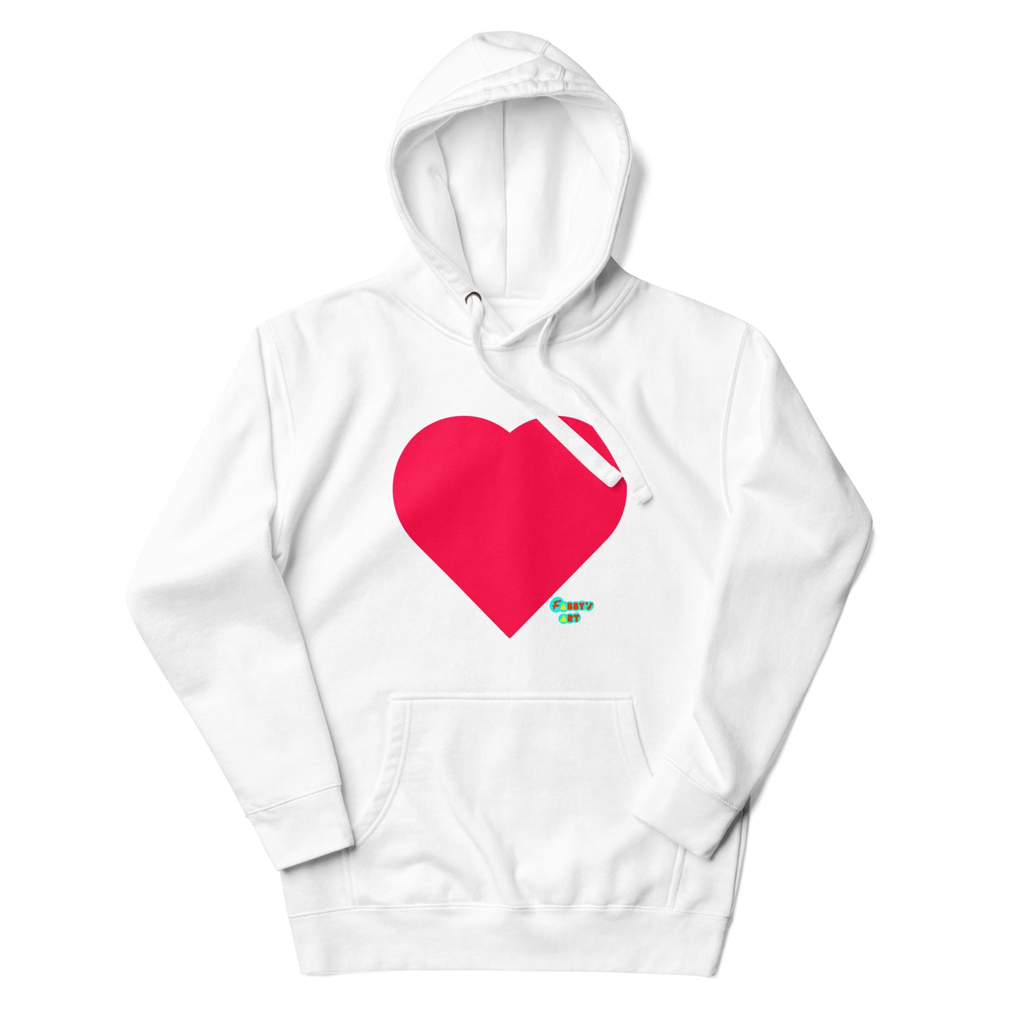 Red heart Unisex premium hoodie