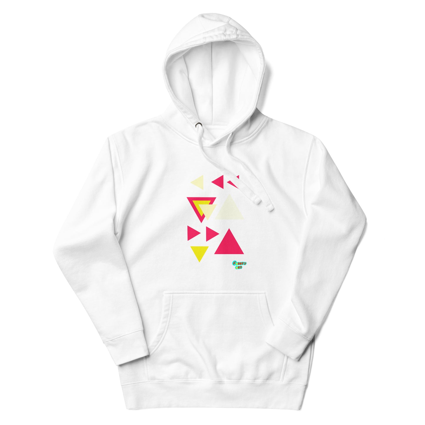 Triangular petals Unisex premium hoodie