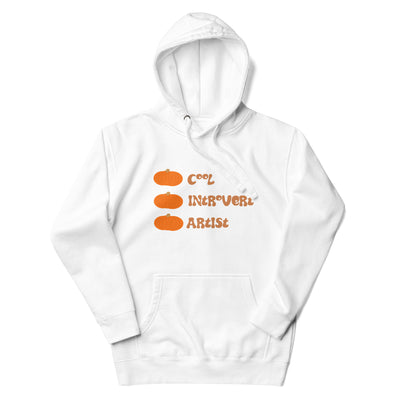Cool introvert artist, Unisex Premium Hoodie