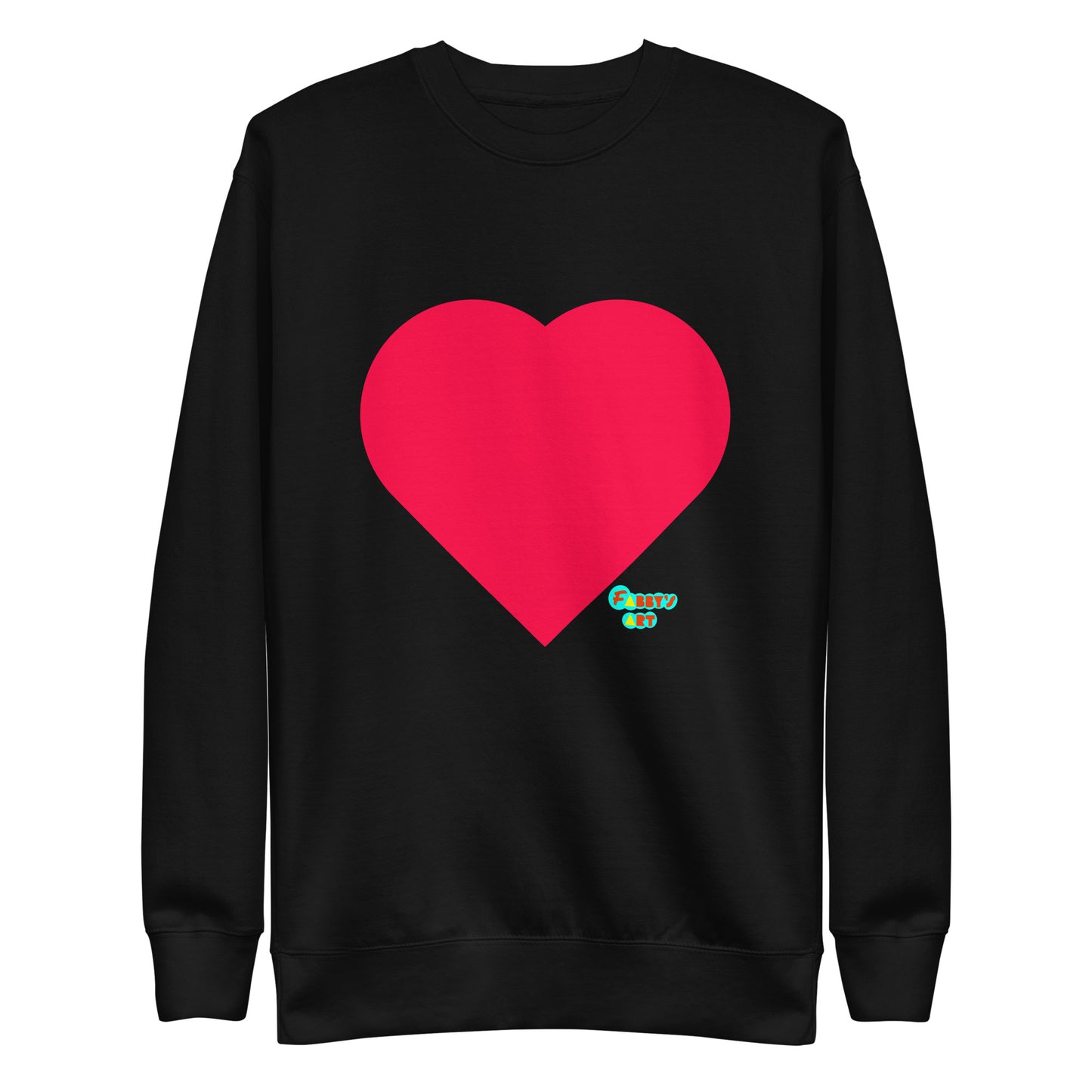 Red heart, Unisex Premium Sweatshirt