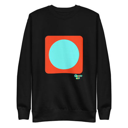 Circling around orange, Unisex Premium Sweatshirt