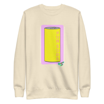 Fun soda 2D, Unisex Premium Sweatshirt