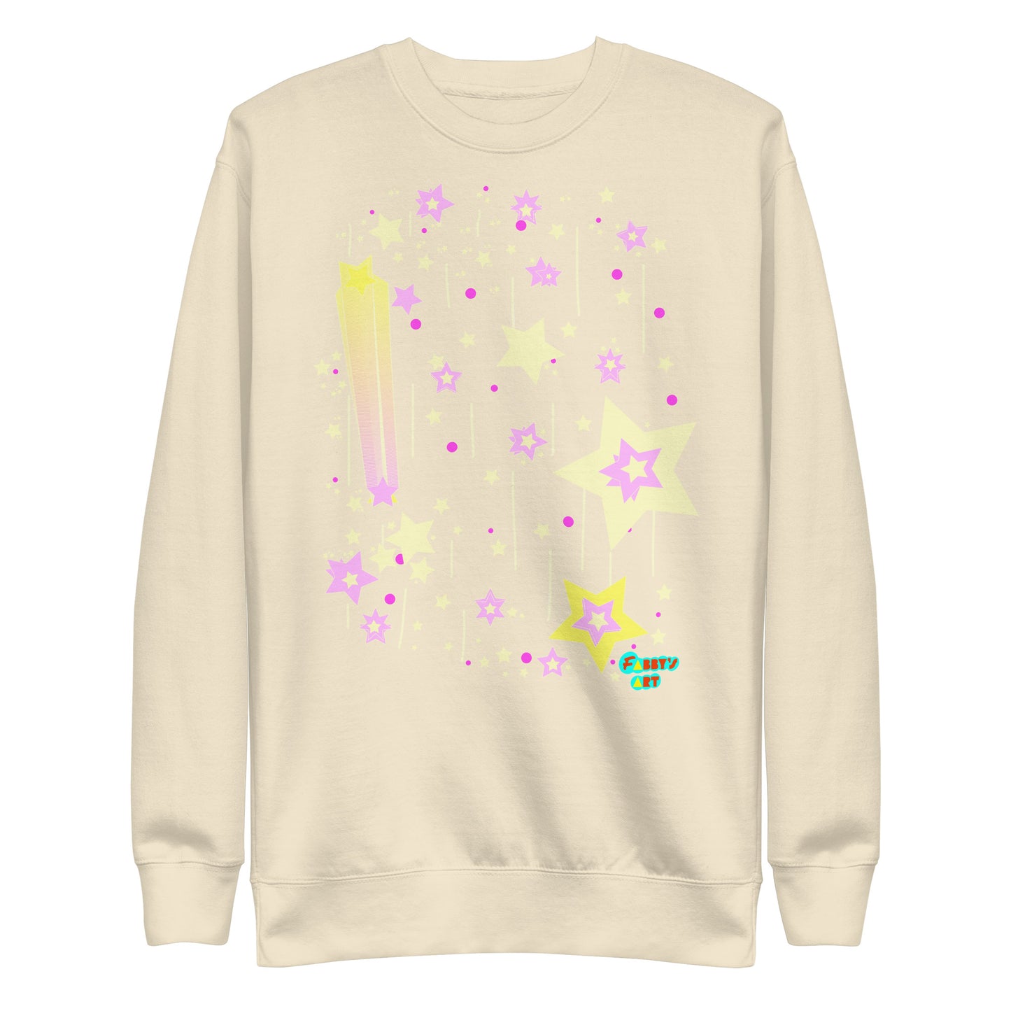 Yellow stars, Unisex Premium Sweatshirt