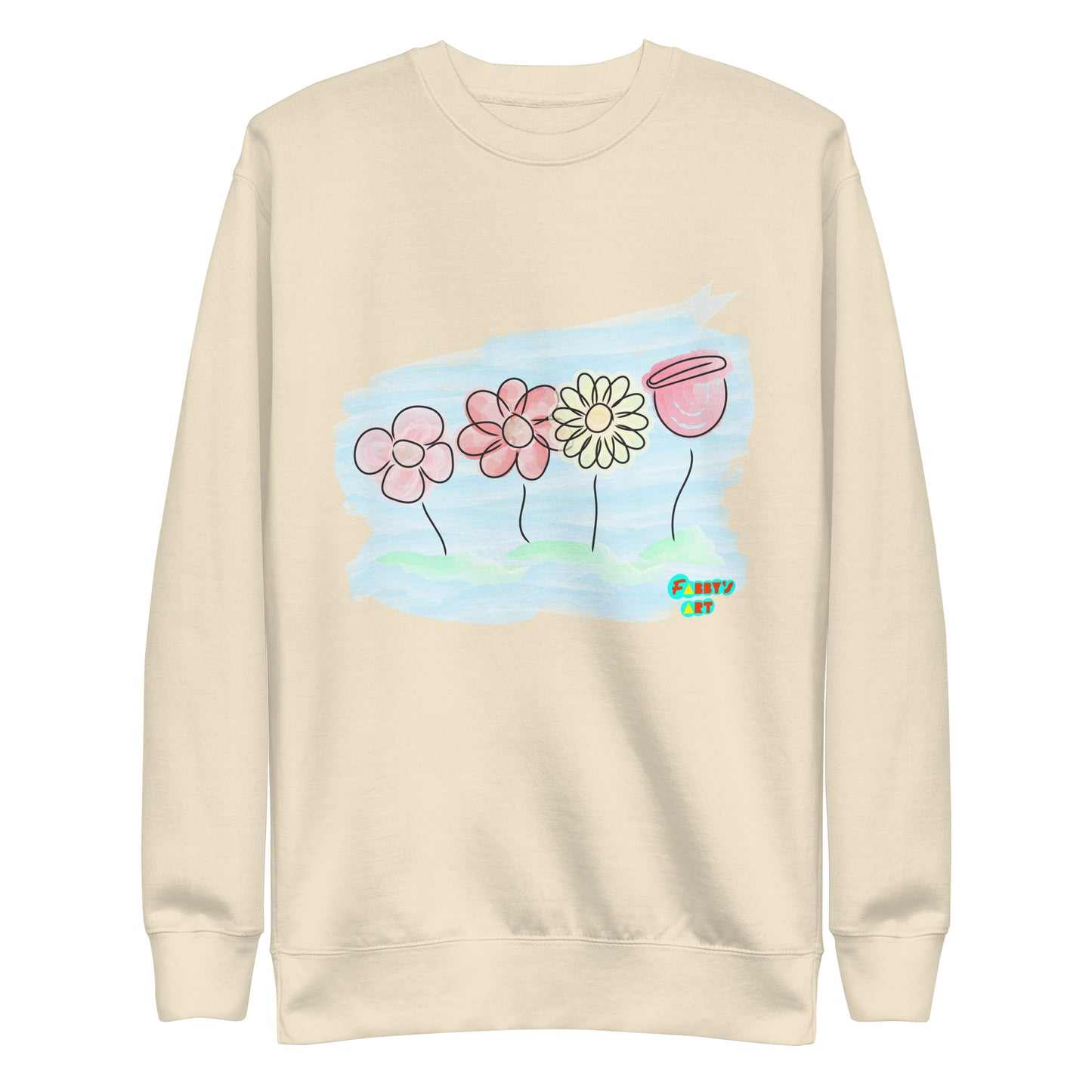 Buying myself four flowers, Unisex Premium Sweatshirt