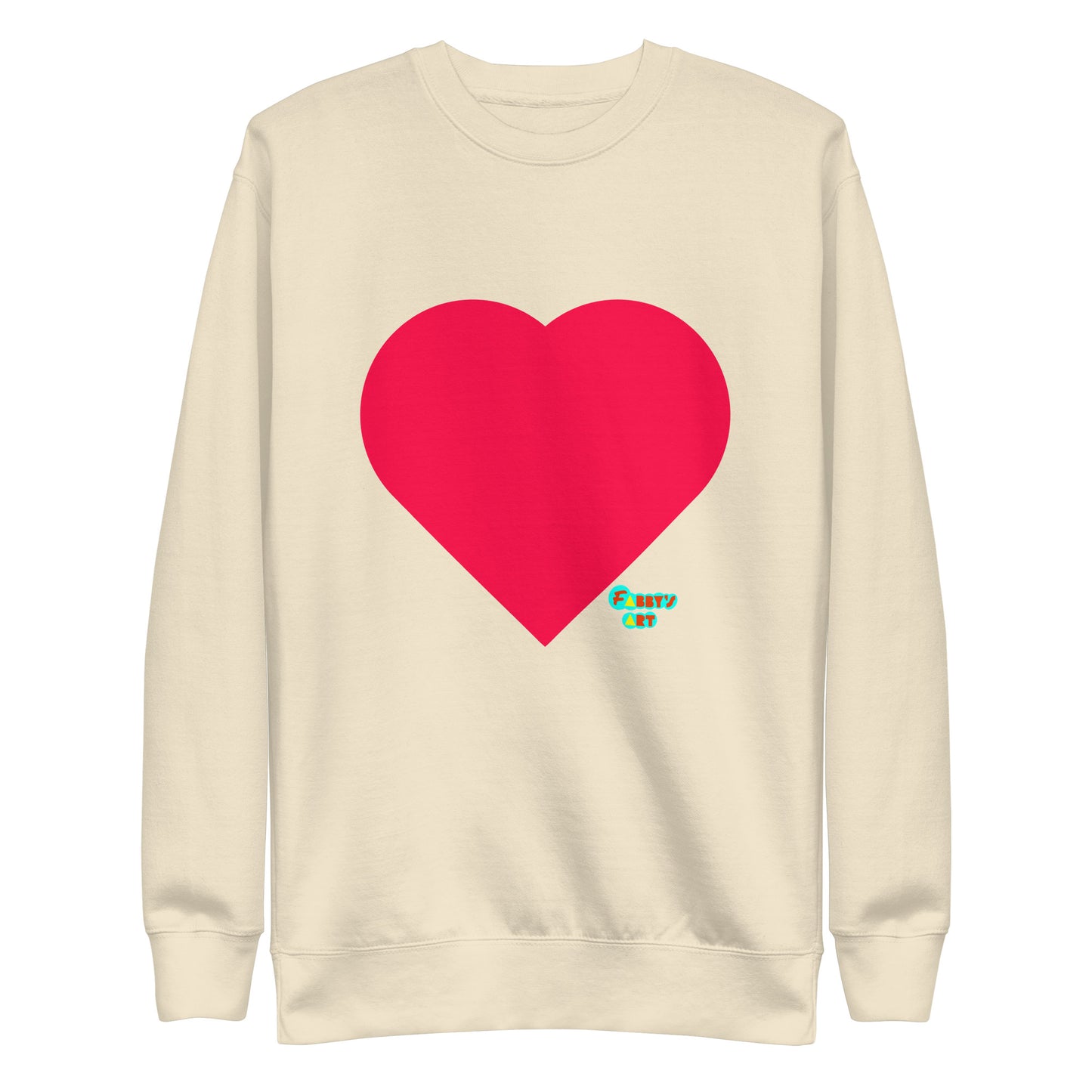 Red heart, Unisex Premium Sweatshirt