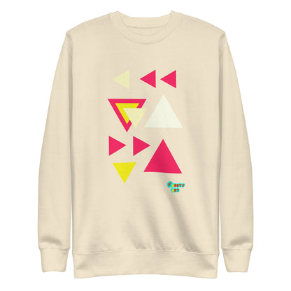 Triangular petals, Unisex Premium Sweatshirt