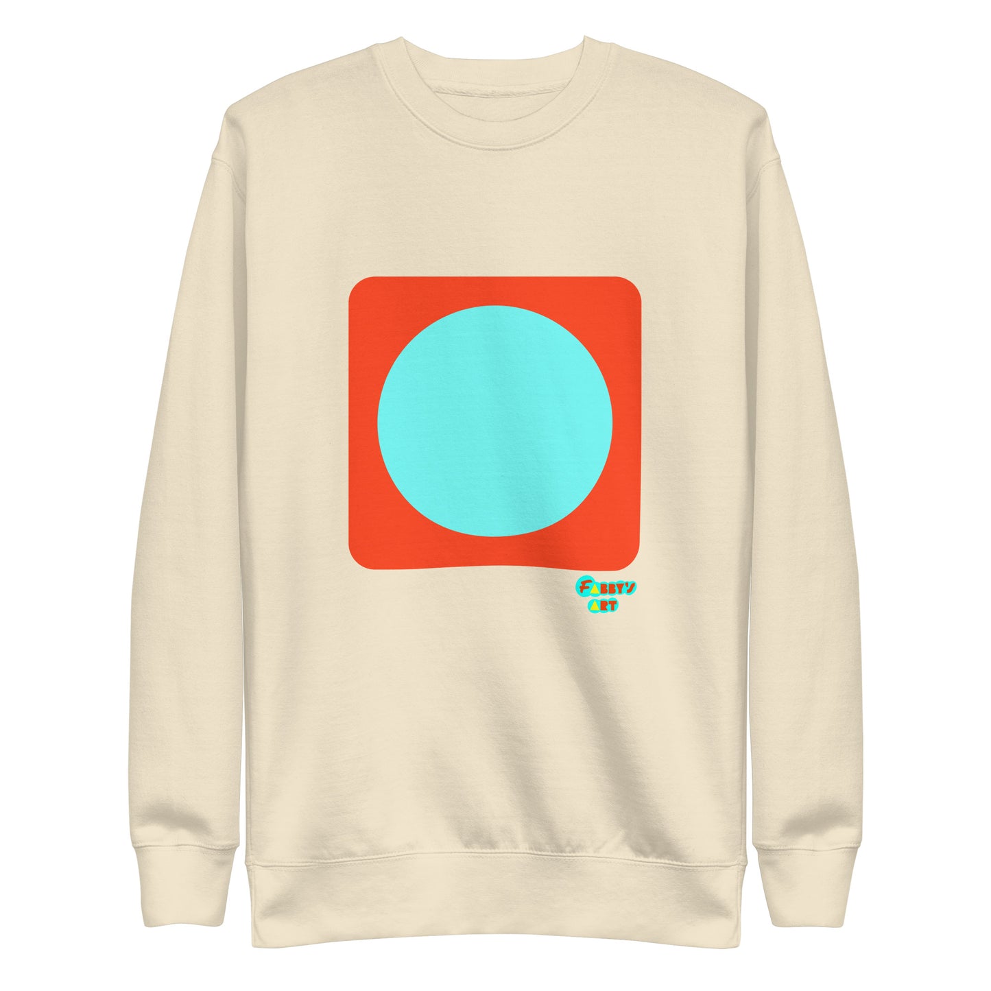 Circling around orange, Unisex Premium Sweatshirt