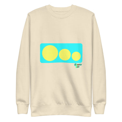 This escalated quickly cyan blue, Unisex Premium Sweatshirt