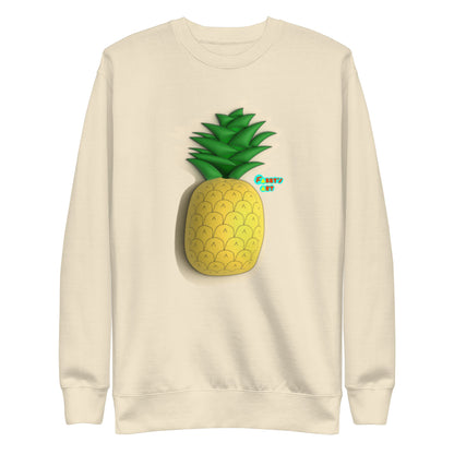 Pineapple 3D, Unisex Premium Sweatshirt